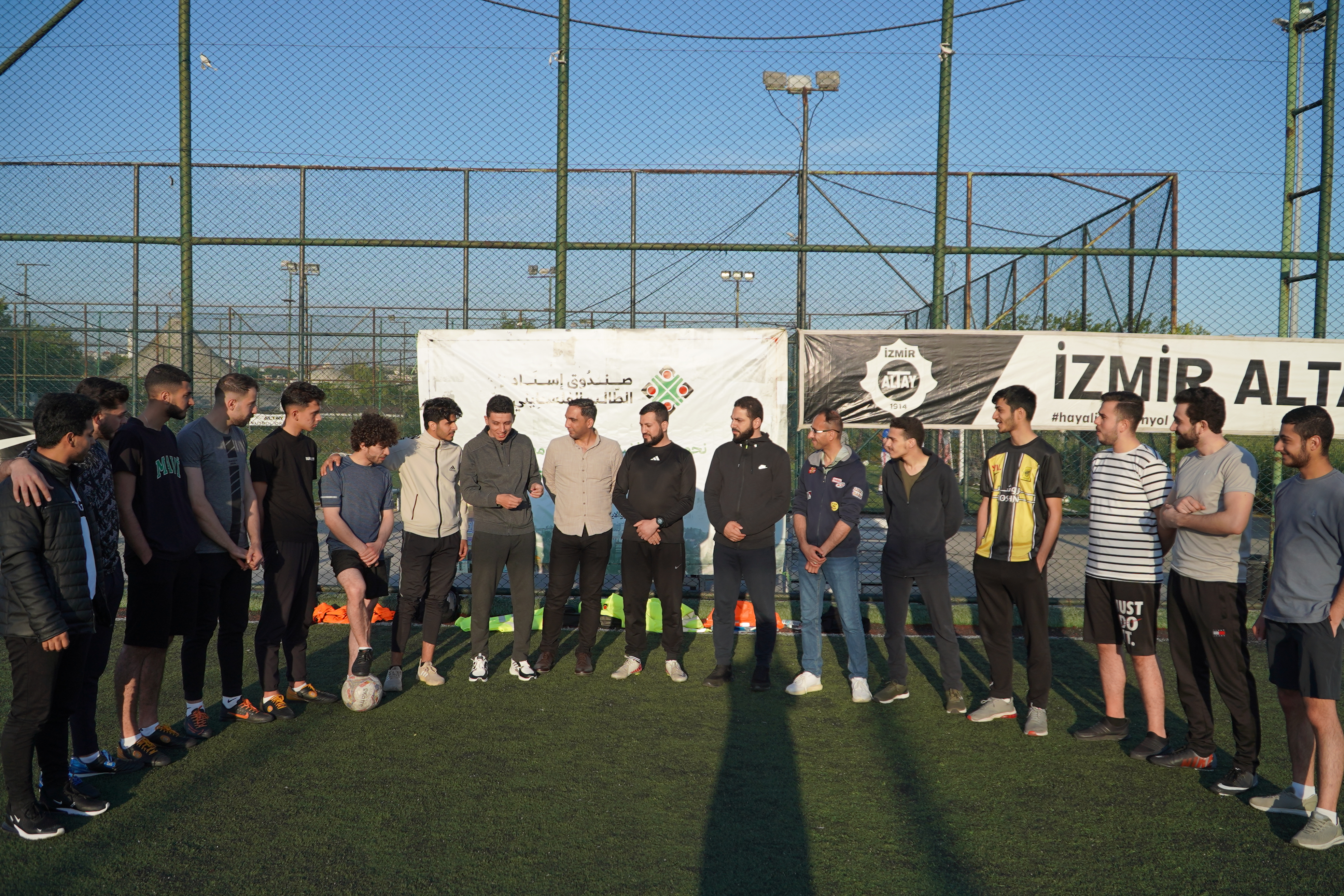 In a recreational step to strengthen communication with Palestinian students, the Isnad Foundation organizes a friendly match with Palestinian students in Turkey